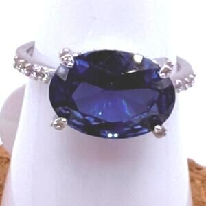 Bomb Party Aqua Blue Spinel Embrace Your Inner Light Ring Size 8